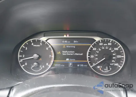 2022 Nissan Altima Sr Fwd из США, поврежденный, VIN 1N4BL4CV9NN356767